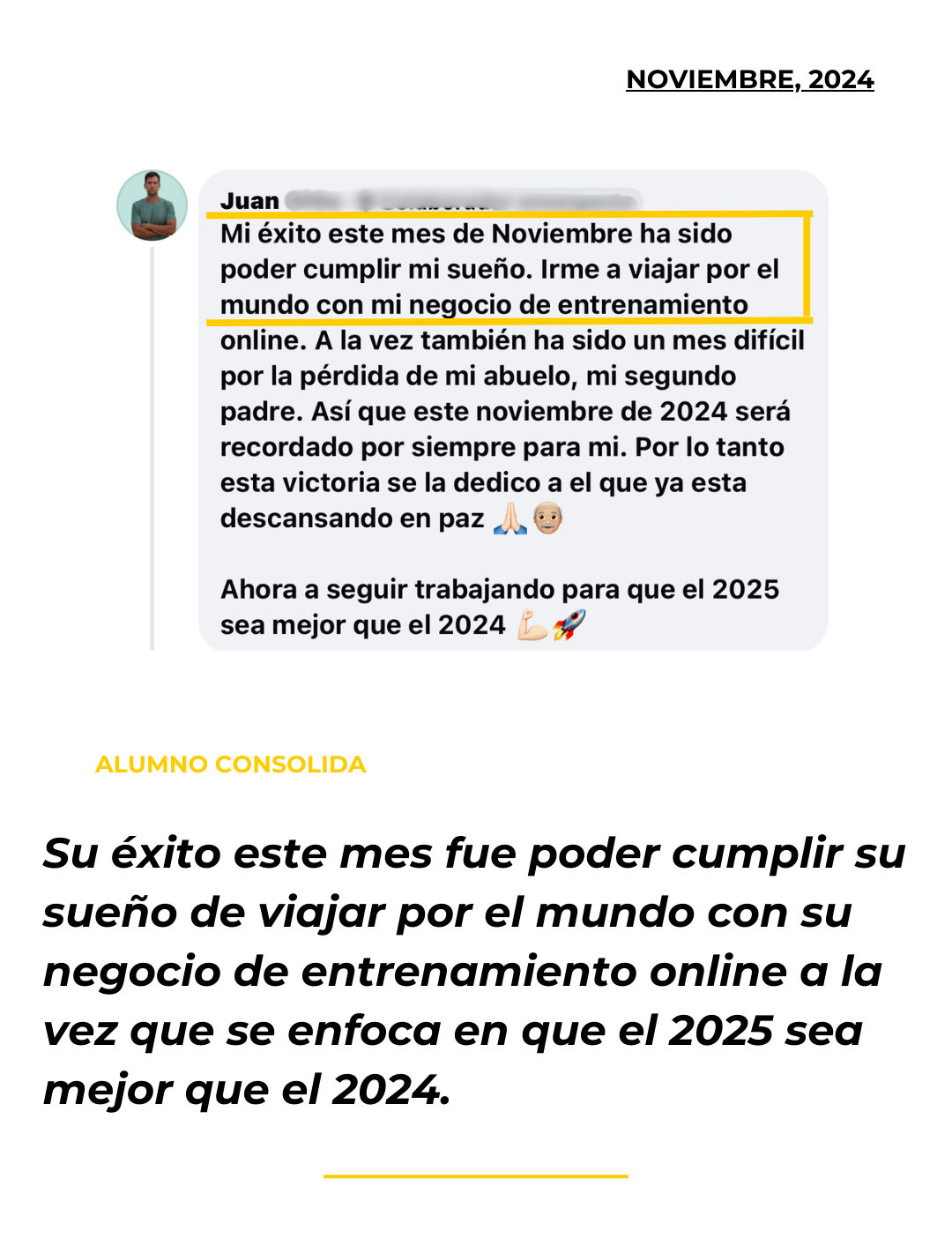 Testimonio alumno Academia Entrenadores Online - Noviembre 2024 (5)