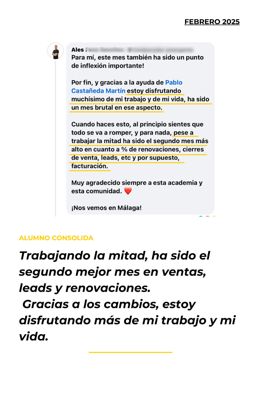 Testimonio alumno Academia Entrenadores Online - Febrero 2025 (2)