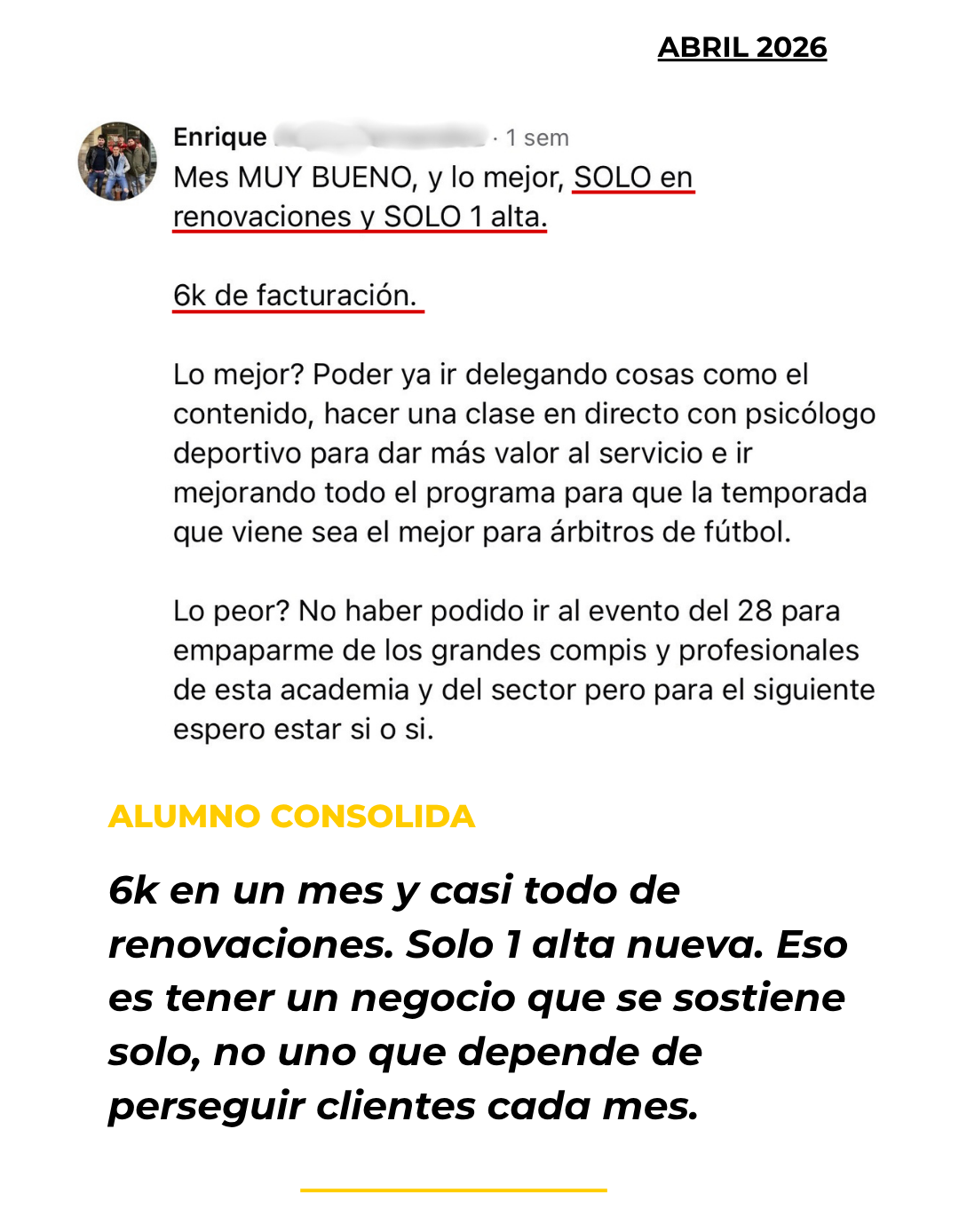 Testimonio alumno Academia Entrenadores Online - Abril 2026 (1)