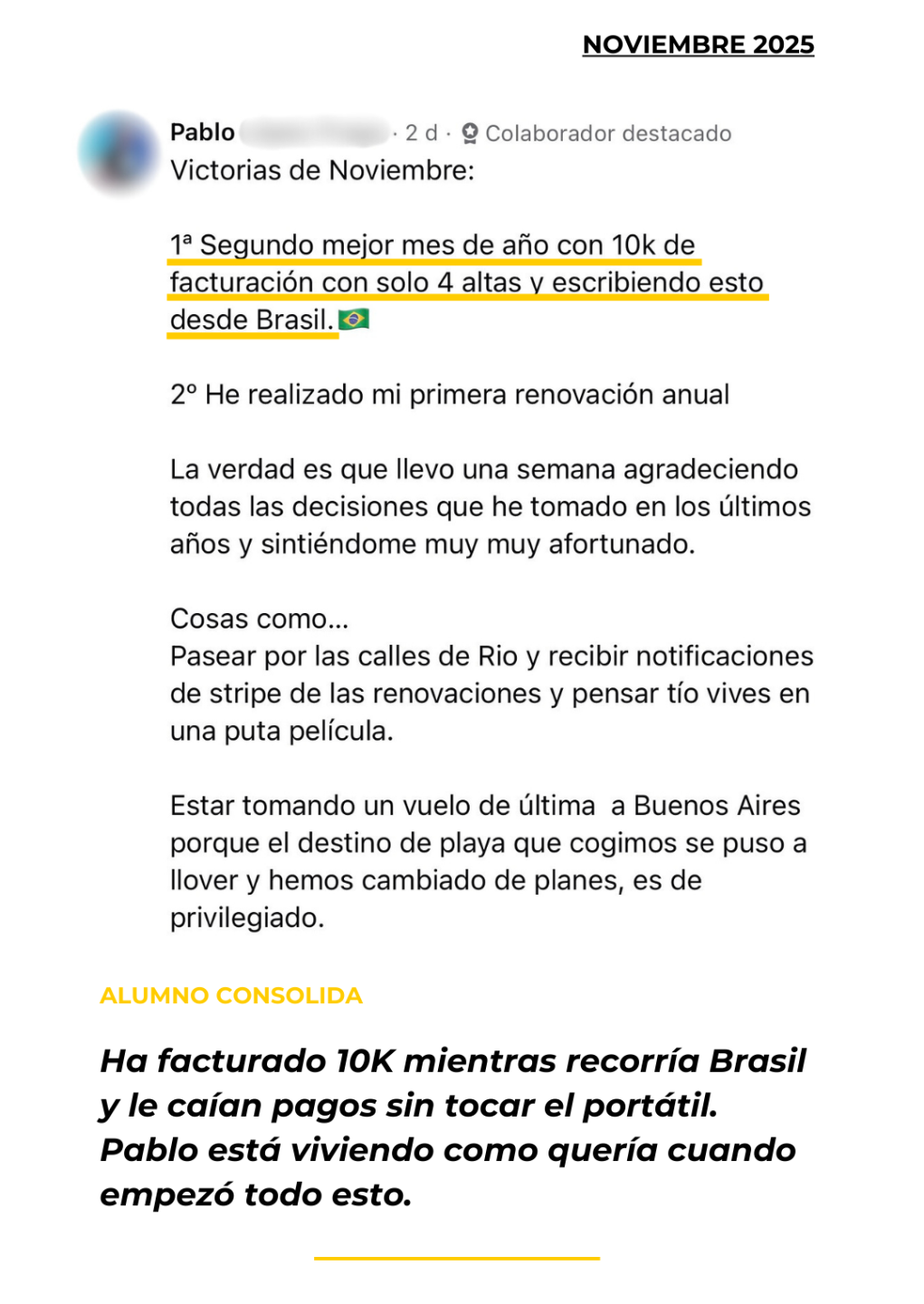 Testimonio alumno Academia Entrenadores Online - Noviembre 2025 (2)