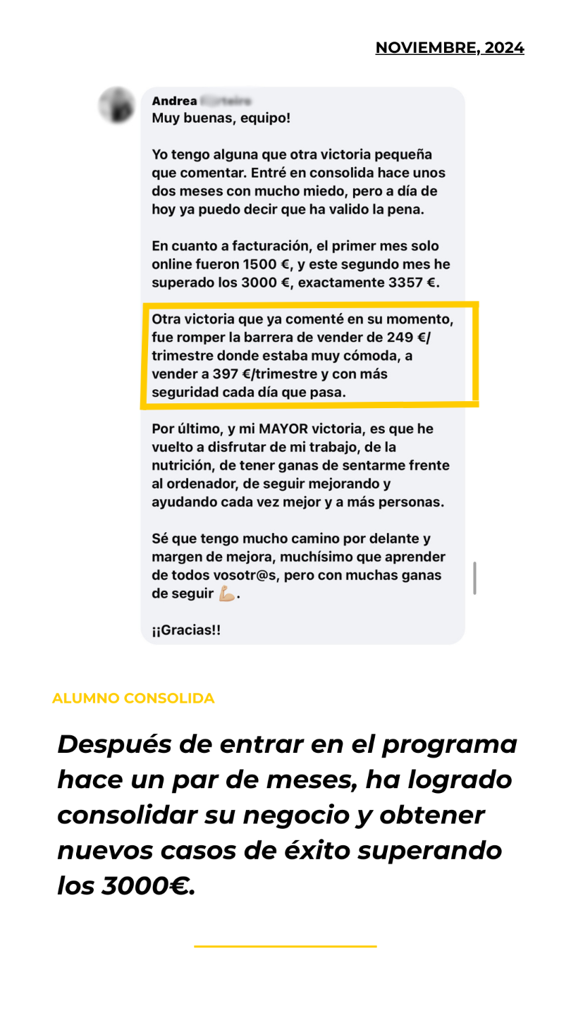 Testimonio alumno Academia Entrenadores Online - Noviembre 2024 (2)