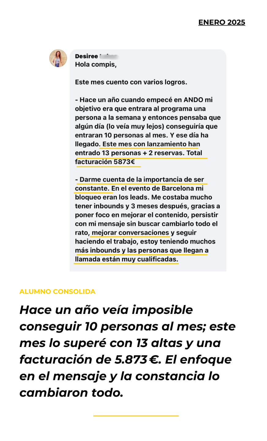 Testimonio alumno Academia Entrenadores Online - Enero 2025 (2)