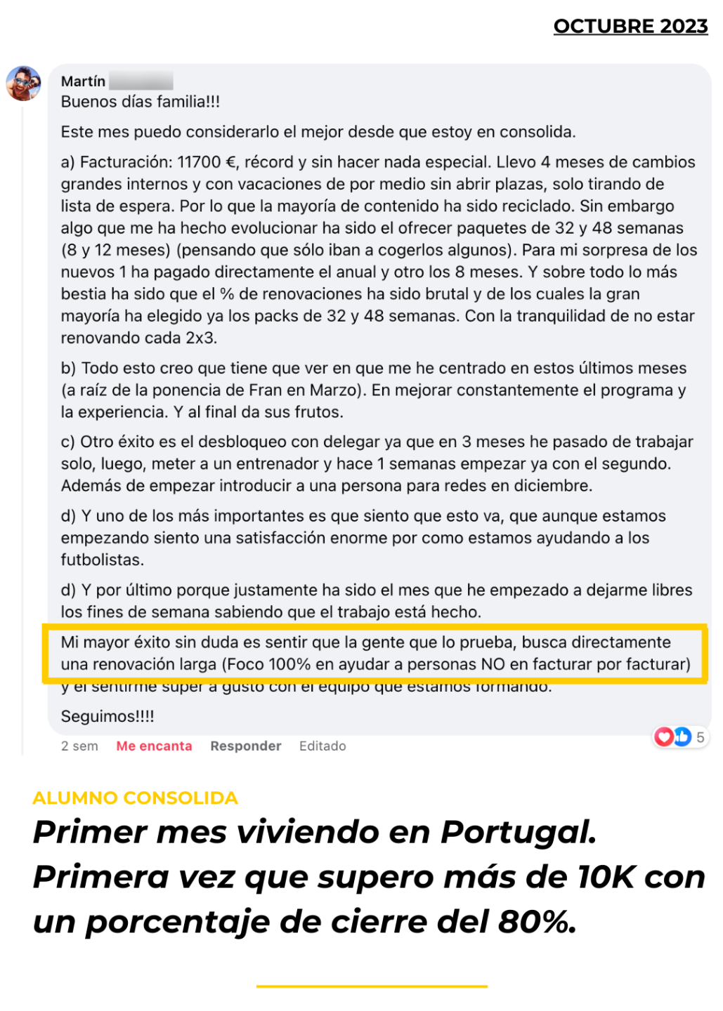 Testimonio alumno Academia Entrenadores Online - Octubre 2023 (23)