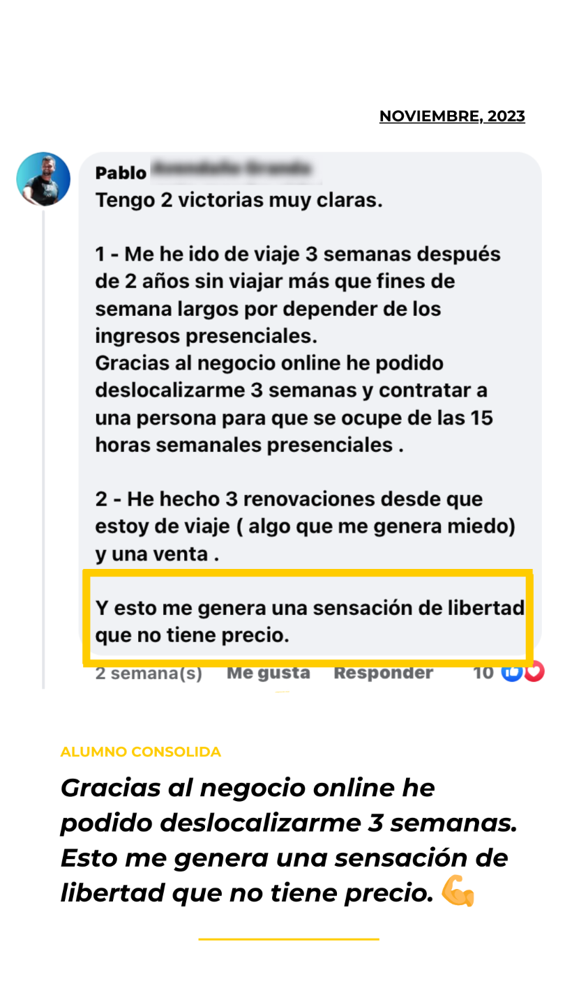 Testimonio alumno Academia Entrenadores Online - Noviembre 2023 (3)