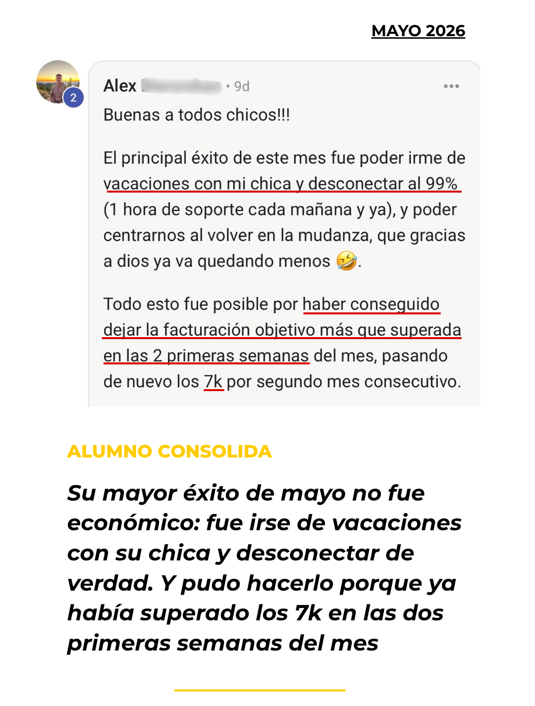 Testimonio alumno Academia Entrenadores Online - Mayo 2026 (2)