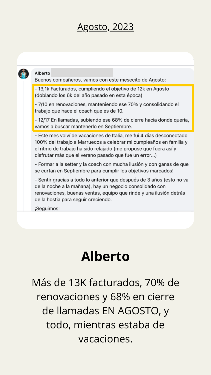Testimonio alumno Academia Entrenadores Online - Agosto 2023 (2)