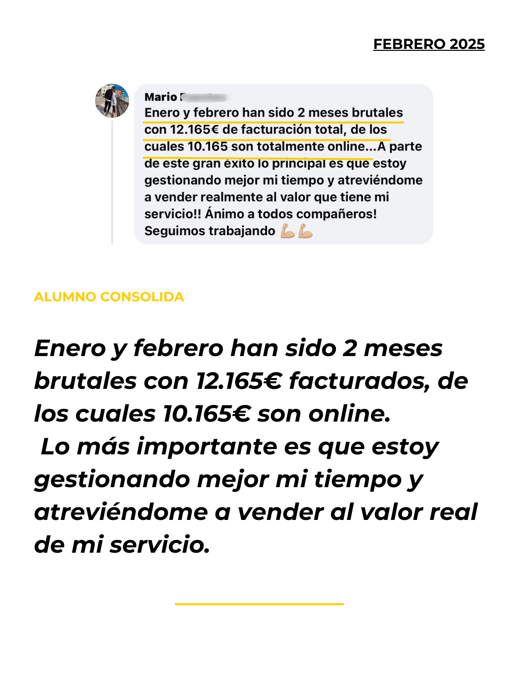 Testimonio alumno Academia Entrenadores Online - Febrero 2025 (5)
