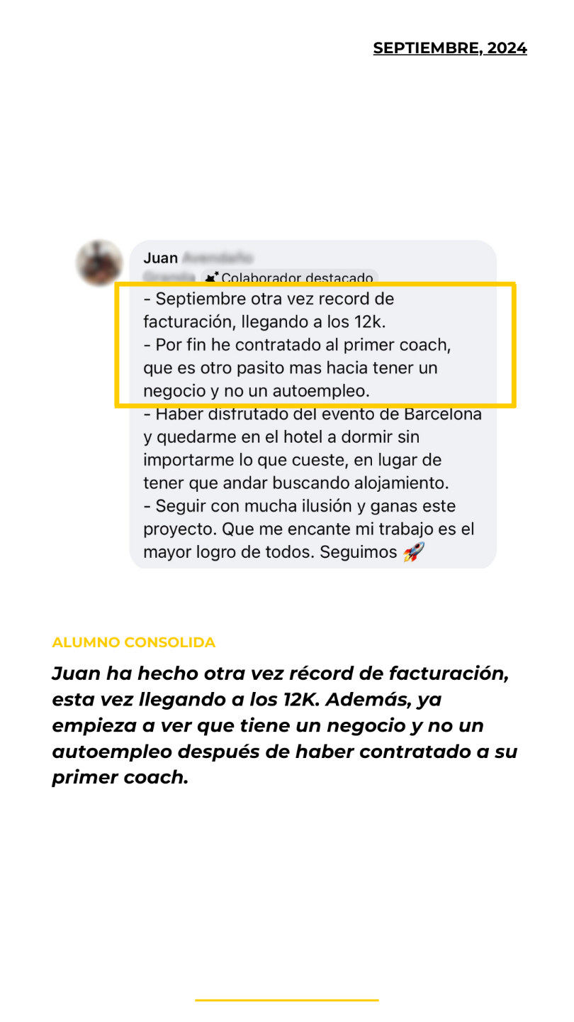 Testimonio alumno Academia Entrenadores Online - Septiembre 2024 (4)