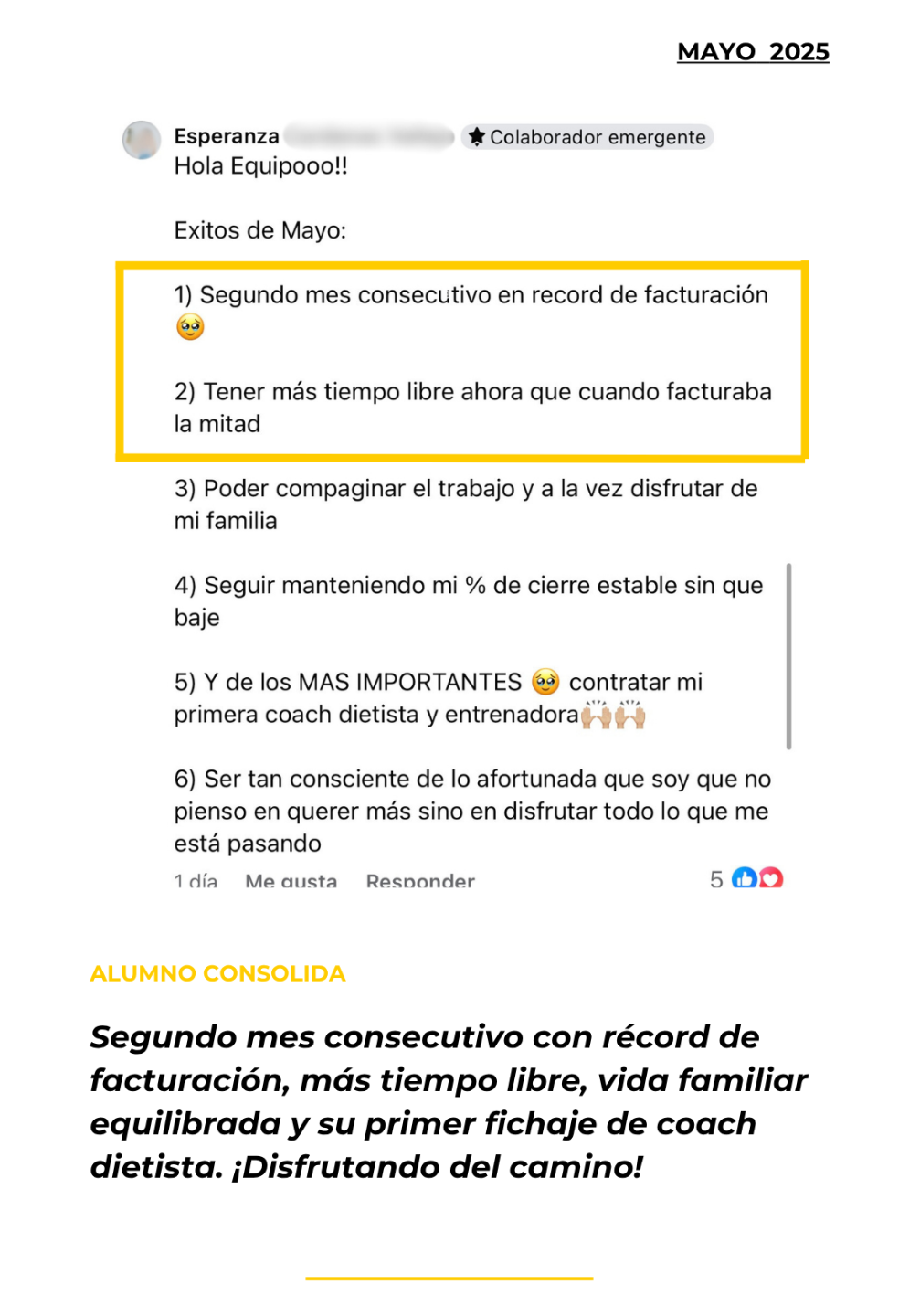 Testimonio alumno Academia Entrenadores Online - Mayo 2025 (2)