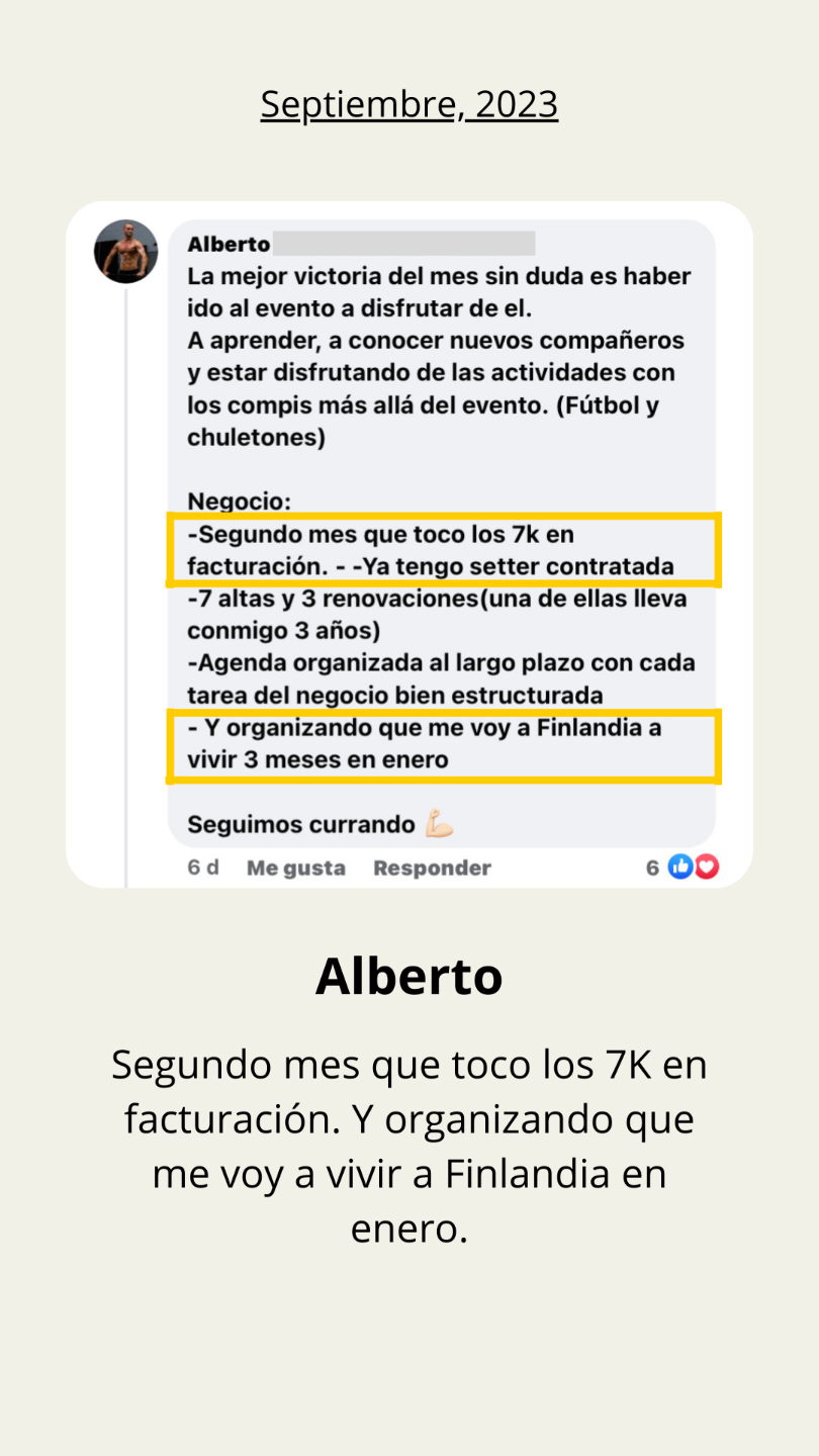 Testimonio alumno Academia Entrenadores Online - Septiembre 2023 (2)