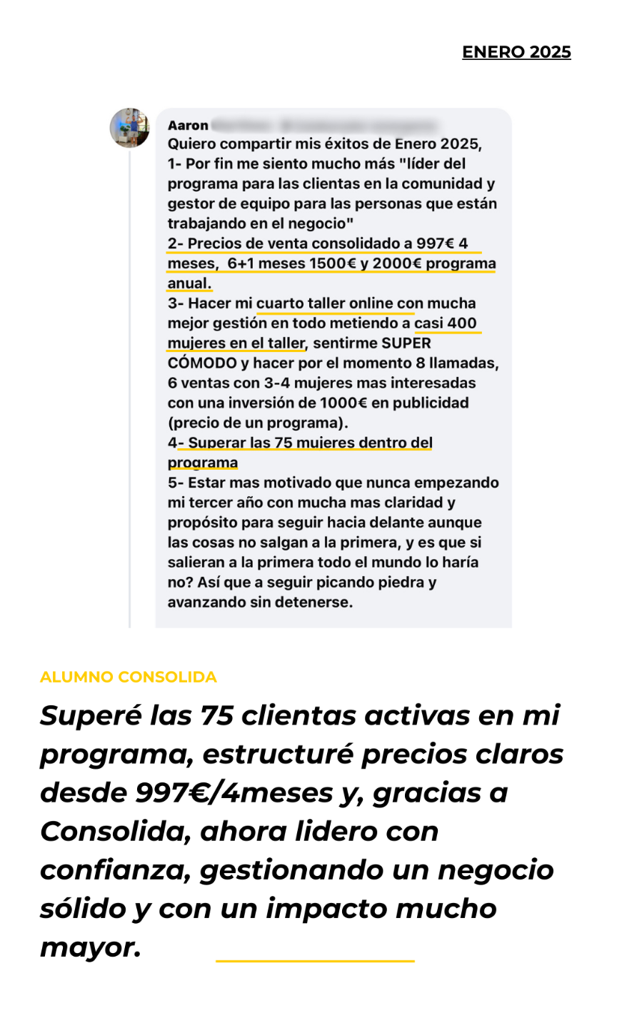 Testimonio alumno Academia Entrenadores Online - Enero 2025 (1)