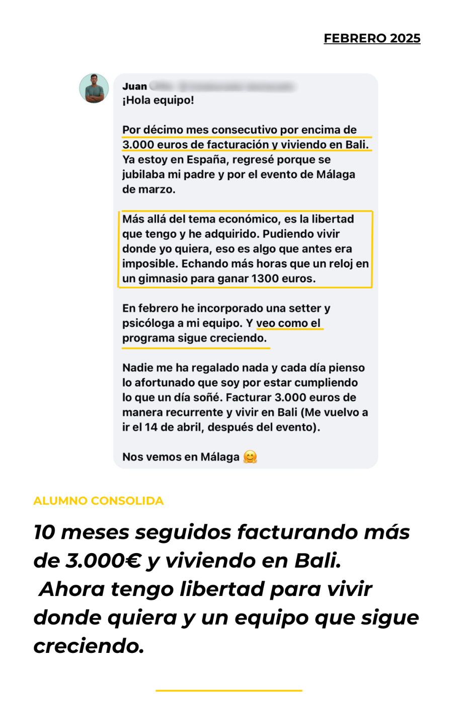 Testimonio alumno Academia Entrenadores Online - Febrero 2025 (1)