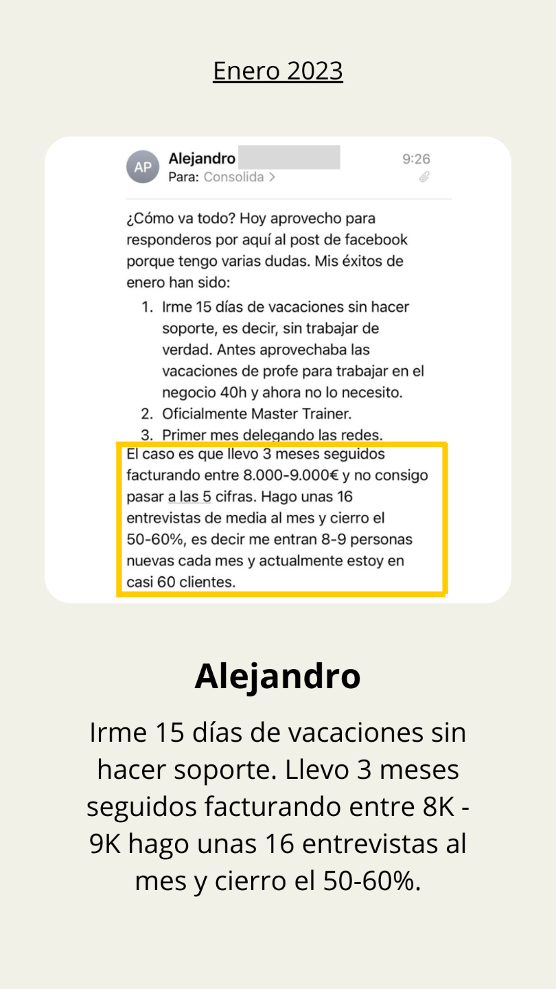 Testimonio alumno Academia Entrenadores Online - Enero 2023 (2)
