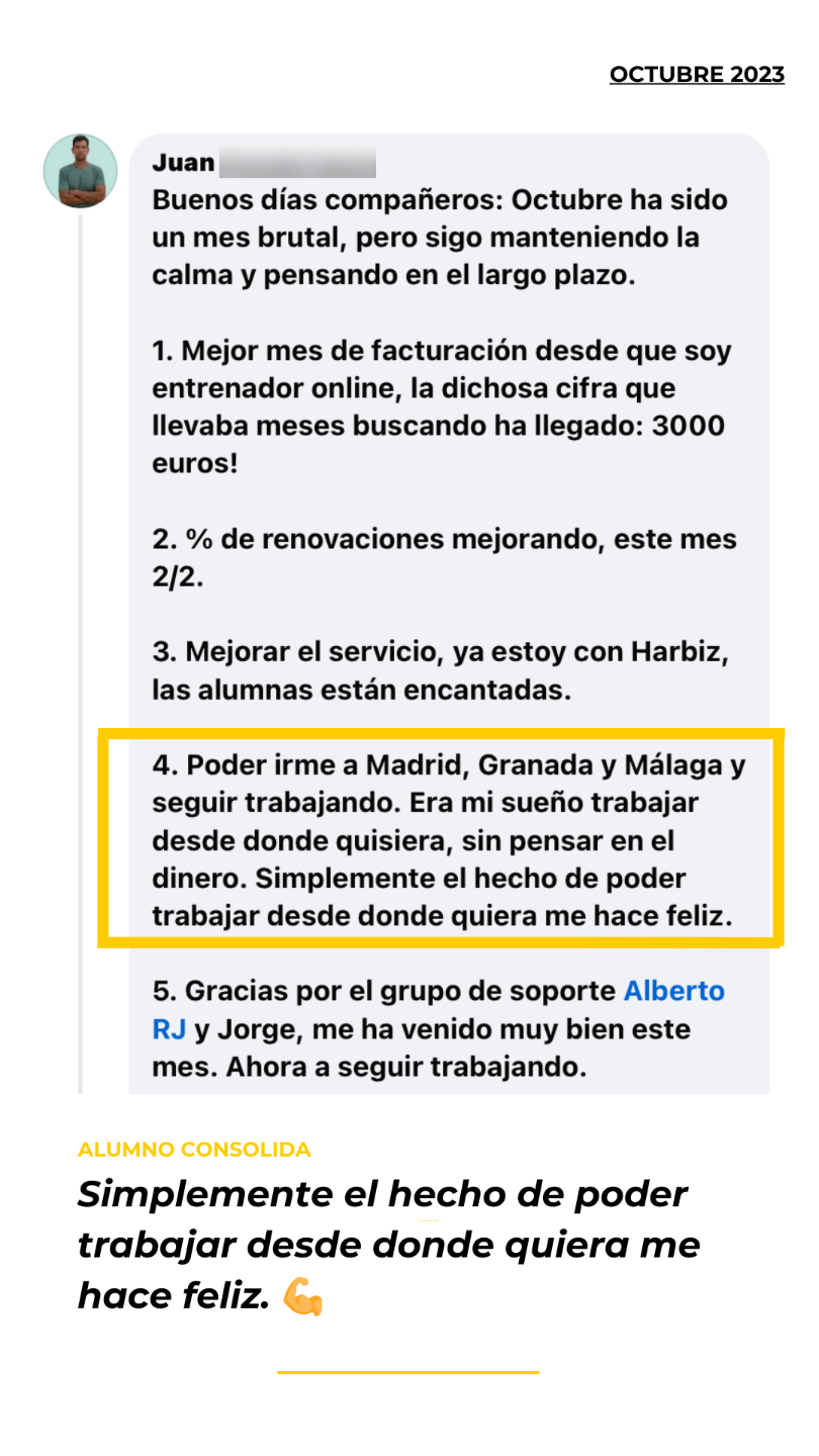 Testimonio alumno Academia Entrenadores Online - Octubre 2023 (4)