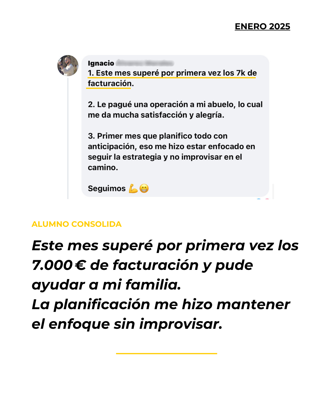 Testimonio alumno Academia Entrenadores Online - Enero 2025 (6)